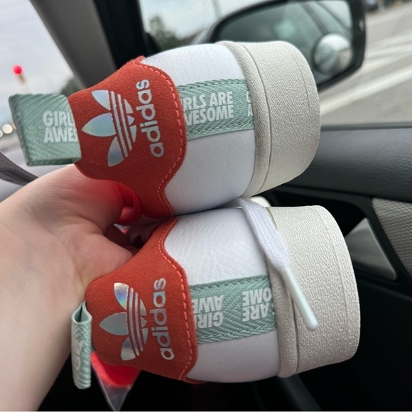 NWT ADIDAS ‘Girls are Awesome’ special edition sneakers (US 7.5) - Picture 8 of 9